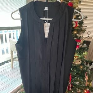 BLACK Sleeveless Top - NEW WITH TAGS - Size S